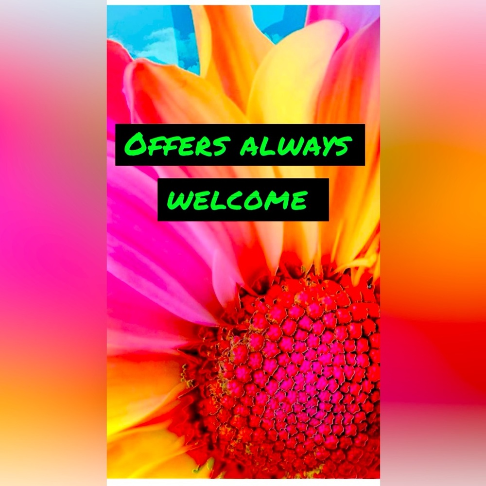 See something you like? Send an offer! 🌟🌻🌺